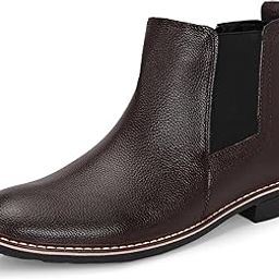 Men's Chelsea Lifestyle Fashion Slip On Boots | High Tops, Soft Cushioned Insole, Slip-Resistance, Feet & Arch Support, Trendy, Stylish Boots-image-98