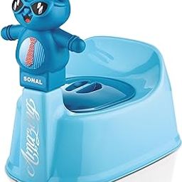 SONAL - PANDA (Small Size) Baby Potty Training Toilet seat without Removable Tray, Lid For Boy And KIds (Age 6-12 Mths) Potty Seat/Potty Box. (Blue)-image-41