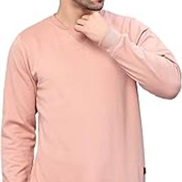 Fleece Printed Round Neck Sweatshirt for Men | Full Sleeves Sweatshirt for Men | Casual Wear & Stylish Sweatshirts for Men-image-11