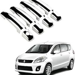 KlaasAuto Car Chrome Door Cover Handle Maruti Ertiga Old (Without Sensor Cut) | 2013-2017 | Maruti Suzuki | Complete Set of 4 Front & Rear | 2014 | 2016 | 2017 | 2015 | KlaasAuto Accessories-87