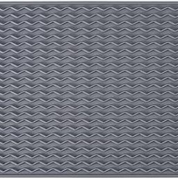 Silicone Dish Drying Mat, Non-Slip Easy Clean Sink Mat Large Heat-resistant Dish Drainer Mat for Kitchen Counter, Sink, Refrigerator or Drawer liner (18" x 16", GREY)-23