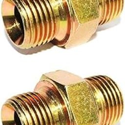 HOSEMART Reducer 3/4" Inch x 1/2" Inch Hex Nipple Connector Zinc Plated Reducing Hose Pipe Fittings (Pack of 2)-image-28