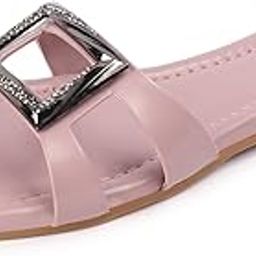 stepizia Fashionable Comfortable Stylish Design Slip-on Flat Sandal For Women's And Girls With TPR Sole-picture-2