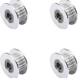 (4 pc) Pro3D 20 Tooth 5mm Bore GT2 Timing Idler Aluminum Pulley For 6mm Belt-image-58