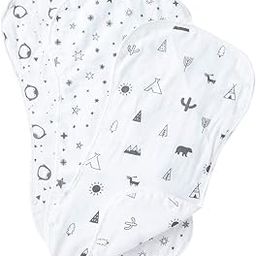 baby wish Organic Burp Cloths for Baby Boys and Girl Premium Absorbent Burp Clothe Newborn Towel Rags Burpy Cloth Bib Washcloths Large Triple Layer Multipurpose Muslin Burp Gift set (BW Set of 3)-9
