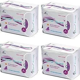 AiRiZ ACTIVE OXYGEN & NEGATIVE ION RELAX SOFT COTTON SANITARY NAPKIN FOR Day USE -(40 Pads in 4 Pack) Sanitary Napkin/Pad (Pack of 4)-picture-13
