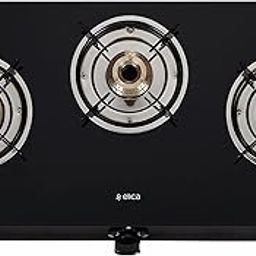 Elica Vetro Glass Top 3 Burner Open Gas Stove With 1 Jumbo Burner (Tempered Glass, Ct Vetro 370 J)-image-48