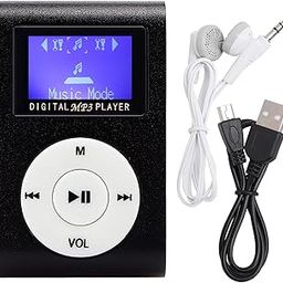 Portable Mp3 Player, 1.8Inch LCD Screen Mini Digital Mp3 Music Player Metal Mini Clip Mp3 Support Memory Card with 3.5Mm Earphone-image-7