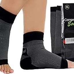 Compression Socks - Prevent and Treat Varicose Veins, Ease Feet and Ankle Swelling, Stimulate Blood Flow Circulation. Great for Travel, Sports, Athletes, Nurses and Maternity. No More Tired Achy Legs.-image-18
