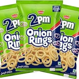 2PM - Onion Rings - Puffed Snacks - Cripsy Ready To Eat - 50 Gm - Pack of 3 - Party Pack-image-77
