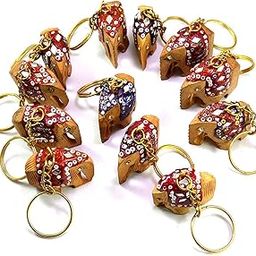 Elephant Design Keyrings and Keychain Set of 12-picture-14