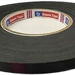 Bapna Gasket Black Foam Single Sided Adhesive Tape 10mm Width x 2mm Thick x 10 Meter Length-1