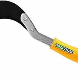 Real Trust Weeding Hook Curved Saw/Khurpi (Fiber Handle), Traditional Handsaw Light Weight for Grass and Weed Removing,Gardening and Agriculture Purpose , Hand-Powered-picture-23
