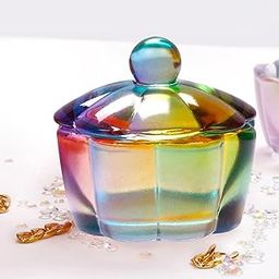 CALANDIS Nail Art Crystal Glass Bowl Cup for Nail Salon Glassware Glossy Stone Color | Nail Art Accessories | Nail Care, Manicure & Pedicure-image-29