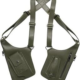 ATORSE Double Shoulder Armpit Bag Multipurpose Vest Bag for Travel Cosplay Shopping-image-2