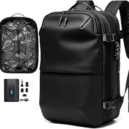 Vacuum Compression Travel Backpack for Airplane, 60L Expandable, Anti-Theft, 17.3 inch Laptop Backpack With Weatherproof and TSA Lock, Business Backpack For Men & Women-image-67