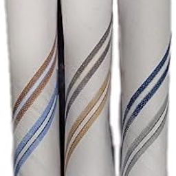 Men's Large Premium White Handkerchiefs Pack of 3 Pcs (163 W/C)-image-9