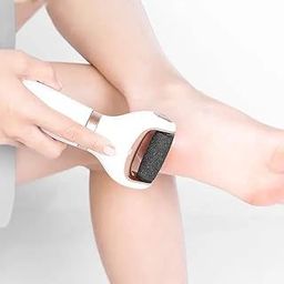 OTIPORTER Foot Scrubber for Dead Skin, Callus Remover, Electronic Filer for Smooth and Soft Feet, Cracked Heels Remover (Multi Color)-image-1
