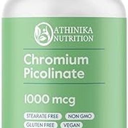 Chromium Picolinate 1000mcg (240 Vegetarian Capsules) - No Stearates - No Dicalcium Phosphate - Vegan - Gluten Free - Non-GMO-image-5