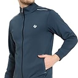 Gym Activewear Jacket for men with both side zipper pocket for gym yoga training sports running and casual wear.-image-85