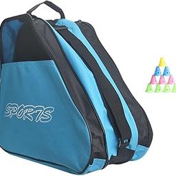 UJEAVETTE® Roller Skate Bag Skating Shoes Bag Portable Large Capacity Inline Skates Bag Blue-image-27