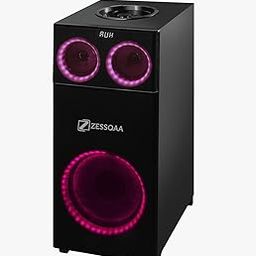Zessqaa Boombox 8INCH with RGB Light 150 W Bluetooth Party Speaker (Black, 2.1 Channel)-11