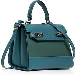 Premium® Style and Look beautiful Texture Design Flap Closure Top Handle Dual Color Hand/Sling Bag For Women & Girls | Ladies Purse | Gift For Ladies-image-0