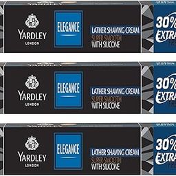 Yardley London Elegance Super Smooth Lather Shaving Cream With Silicone|Daily Beard Shaving Cream For Men|Pack Of 3 (91Gm Each)-29