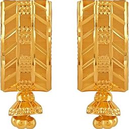 Swarnavarsham BIS Hallmarked 916 Ladies Dangler Earring 4 Gm-33