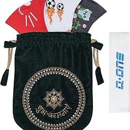 MASQ By Q-One Gift Pack 4 Layer, Reusable, Anti-Bacterial (BFE>99%) Cotton Cloth Face Mask with Lanyard & Ear Adjusters, Includes Mask Strap & Bag (Denim-Red-White, Without Valve, Pack of 3) for Kids-picture-38