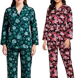 Women’s Printed Full Length Co-Ord Set Combo | Pack of Two-Piece Set - (Multicolour)-image-57