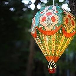 Hot Air Balloon Lamp Shade (Blue, Medium)-picture-7
