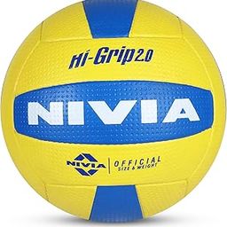 Nivia HI-Grip Volleyball, Training Ball, 18 Panels, Rubber Molded with Dimpled Texture, Butyl Threadwounded Bladder, As per Basic Standard, Made for Beginners, to Play on Outdoor Surfaces-image-20