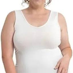 geifa Women's Cotton Camisole Tank Top Sleeveless Stretch Casual Pack of 1 Plus Size Solid-picture-46