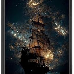 FRAME WALE BHAIYA Home Decor Frames - Pirate Ship Modern Nature Art Wall Framed Paintings for Office, Dining, Living Room Decoration (8inchx12inch,Framing with Leminated Poster),FWBNATURE156-24
