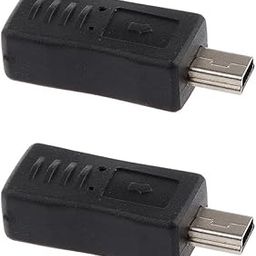 MERISHOPP 2X Converter Adapter for Mini USB Male to Micro USB Female 5P Adapter Charge|Computers/Tablets & Networking | Computer Cables & Connectors | Monitor/Av Cables & Adapters-30