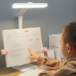 Akari Rechargeable Desk/Study Lmp Night Lmp, Touch On/Off Switch, Child Eye Safety Student Study Table Lmp, Led Lamp USB Charge Angle Adjustment Feature(AK-1708) (AK-1708)-3