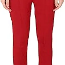 tnq Women's Woolen Trousers with Button Detailing/Woolen Palazzo-picture-3