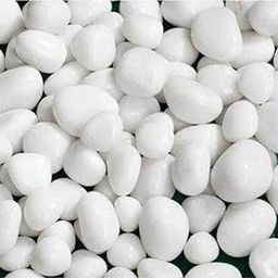 1 Kg Natural Polished White Pebbles (White Polished) Smooth for Plants, Aquariums,Terrarium,Succulents,Garden Pots,Bamboo Plants & Multi Purpose Pack (1 Kg, 30-50 mm, White Polished)-image-73