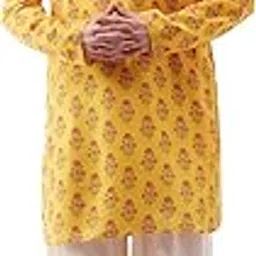 vastramay Men's Muslin Cotton Kurta and Patiala Set-picture-21