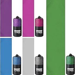 10 Pack Yoga Mat Towel Non Slip Yoga Towel with Corner Pockets Sweat Absorbent Microfiber Blankets with Travel Bags Long Skidless Mat Towel for Hot Yoga Pilates Fitness Workout, 73" x 26", 5 Colors-image-35