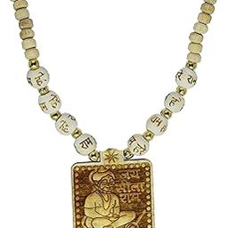 The Somaura BHAGESHWAR DHAM Tulsi Mala Hanuman Ji Pendant Original Tulsi Wood Mala for men and Women || (1pcs)-image-91