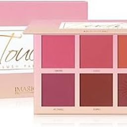 COSLUXE IMAGIC PROfessional Pro Blusher Palette 42.8g, 6 COLOR TOUCH BLUSH PALETTE-picture-6