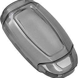 JVCV® Soft TPU Transparent Cover Compatible with Hyundai Verna and i20 NLine Push Button Start Car Key (Transparent Black)-21