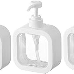 Leawall Plastic Empty Bottle Soap Dispenser for Bathroom & Kitchen – Large-Capacity 300ml Refillable Hand Soap, Dish Soap, Shower Gel, Shampoo, or Washing Powder Dispenser – Easy to Refill & Durable-image-26