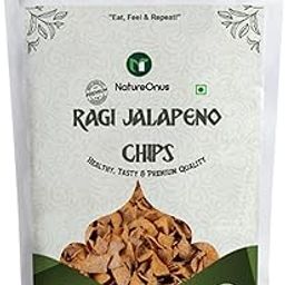 NatureOnus Ragi Jalapino Chip 43gms Pack Of 3 | All Natural Finger Millets Chip | Perfect Snacking Healthy Chips- Made with Ragi (Finger Millet) | Millet-based Chips | High Protein Snacks-image-95