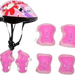 SAZ DEKOR Kids Bicycle Helmet Comfortable Gear Impact Resistance Roller Skating Helmet Pink-image-84