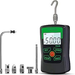 Digital Force Gauge FM-50 with N/LB/Kg/Oz Units, Push Pull Dynamometer, Portable Force Meter, Tension Gauge Pressure Thrust Meter-16
