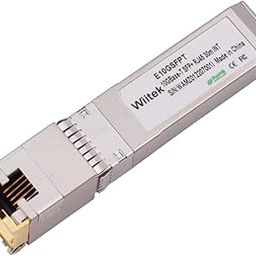 10G SFP+ to RJ45 Copper Modules, 1.25G/2.5G/5G/10GBase-T Ethernet Copper to SFP+ Transceiver Compatible for Intel E10GSFPT(Cat 6a/7 or Better, 30-Meter)-42