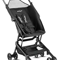 BUMTUM Ultra Compact Foldable Baby Stroller/Pram for 6 to 36 Months, Adjustable Backrest, 360°Swivel Wheel, Storage Basket, Fixed in A Bag| Travel Friendly for Toddler & Kids(Black)-19